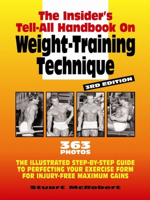 cover image of Insider's Tell-All Handbook on Weight Training Technique